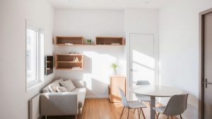 Mobilier inteligent pentru apartamente mici.